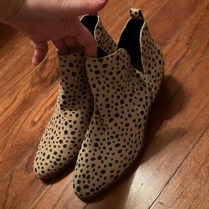 Leopard booties